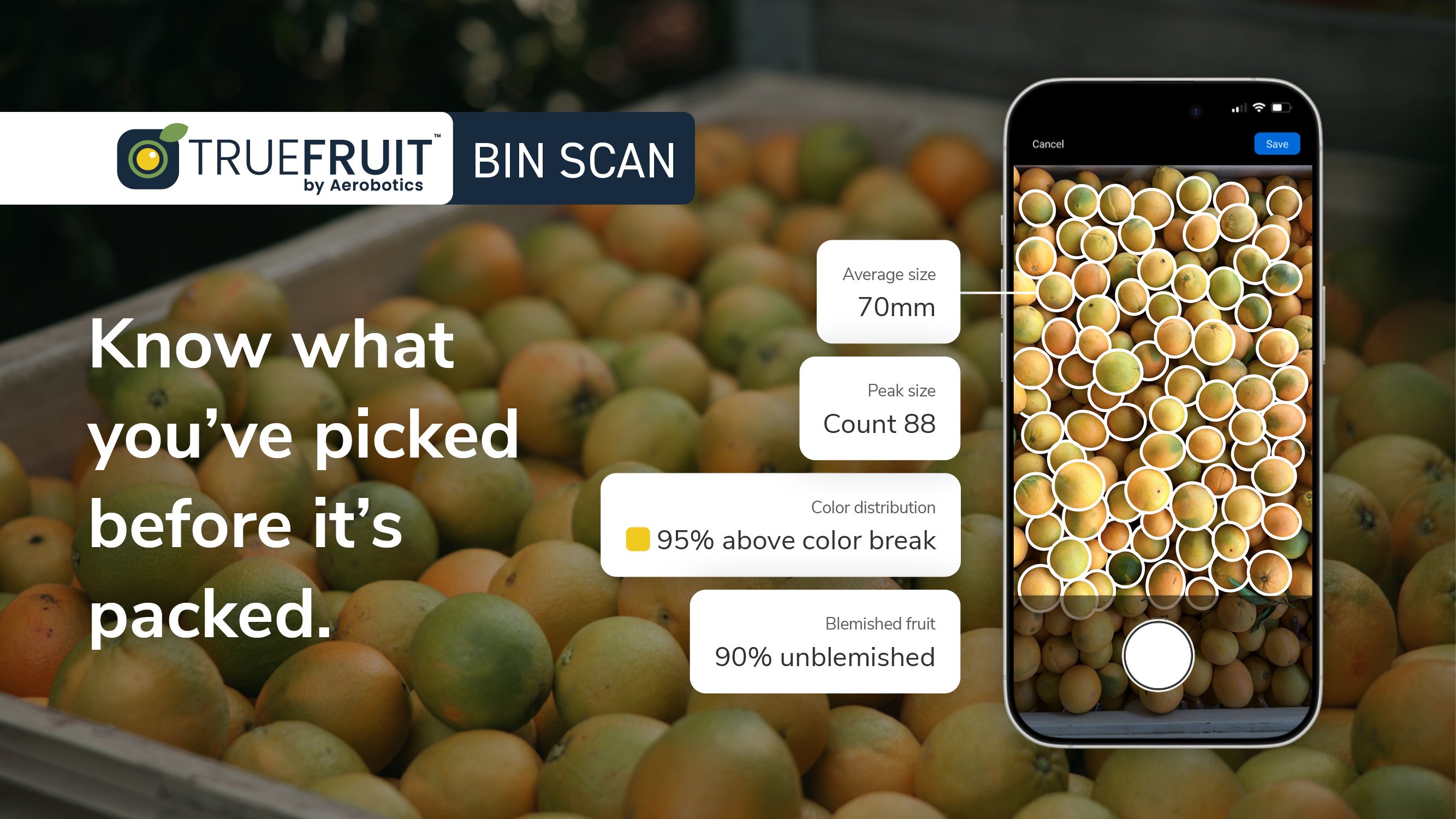 TrueFruit Bin Scan